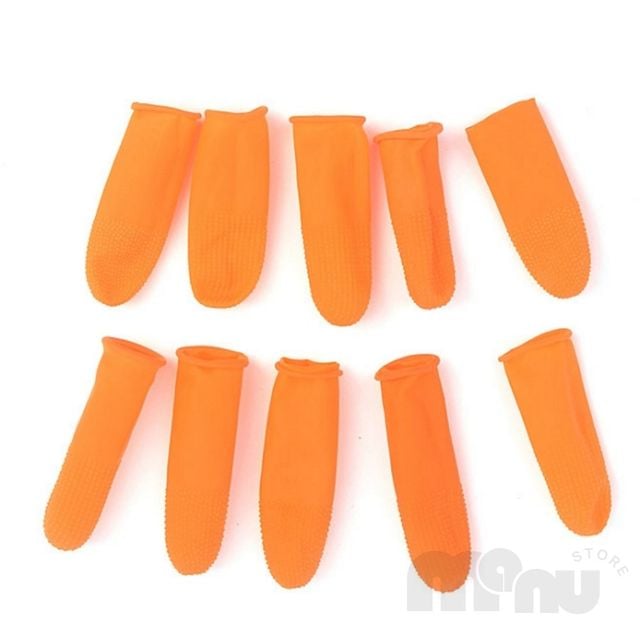 사무용손가락골무 손가락고무밴드 10P 손가락 골무 고무장갑