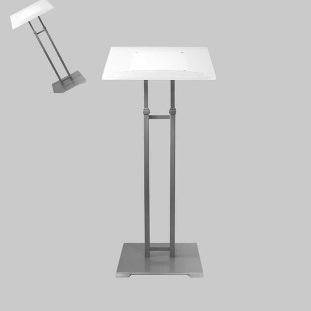 아스텔 화이트 메뉴판거치대 강연대 480mm 악보대 안내스탠드 메뉴판스탠드 홍보물진열대