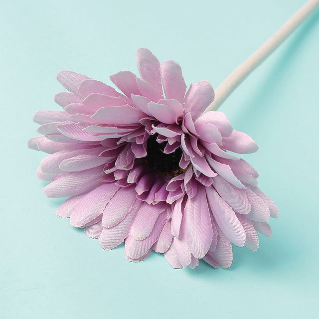 인테리어화분 가짜꽃화분 피어나 거베라 조화 라이트퍼플 - 이미지 5