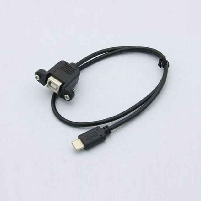 USB 포트 2.0 B(F) C타입 (M) 변환 브라켓 판넬형