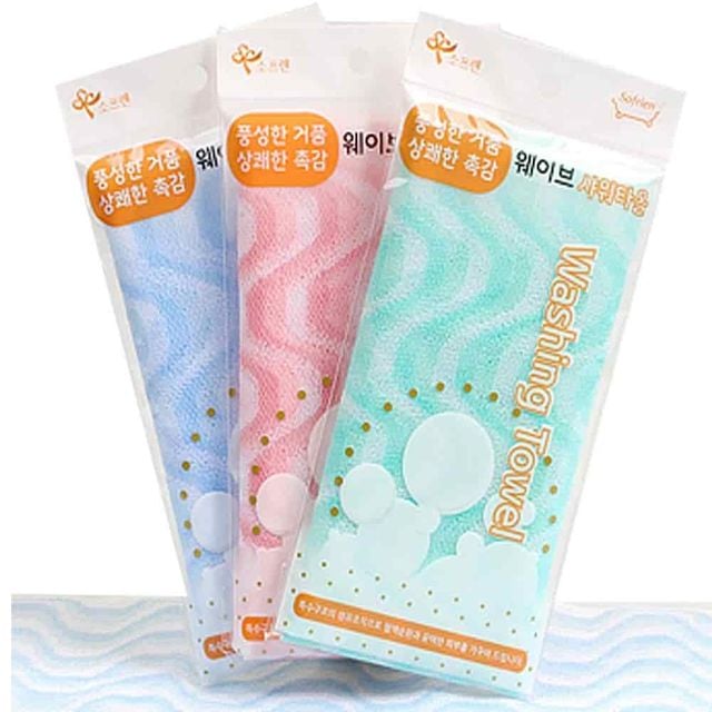 샤워타올 바디워시타올 목욕용품 샤워솔 바디솔