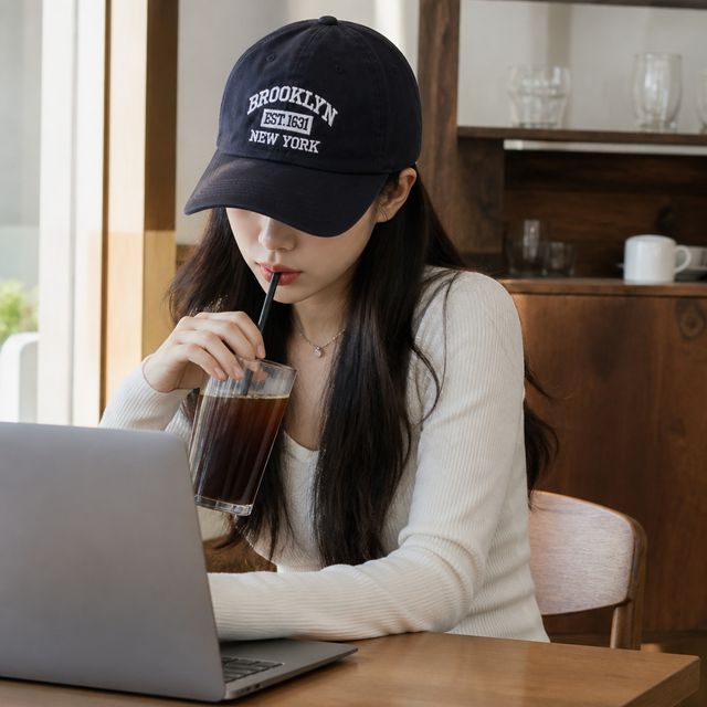2024 야구모자 볼캡 힙합 데일리룩 빈티지 캡모자 남녀공용 - 이미지 1
