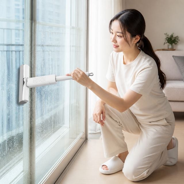 욕실 유리청소 밀대 핸드밀대 주방 물기제거 스펀지 노터치 청소용품