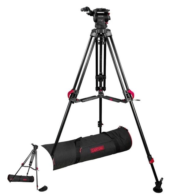접이식삼각대 셀카봉 카메라삼각대 프로 삼각대 시스템 FOCUS 8 2-St Red Lock ALU KF08-RLM