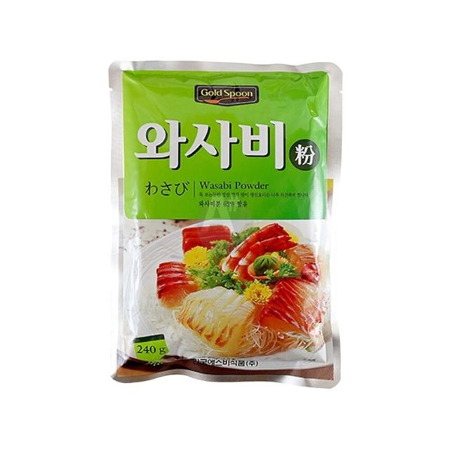 한국에스비식품 골드스푼 와사비분 240g 고추냉이가루