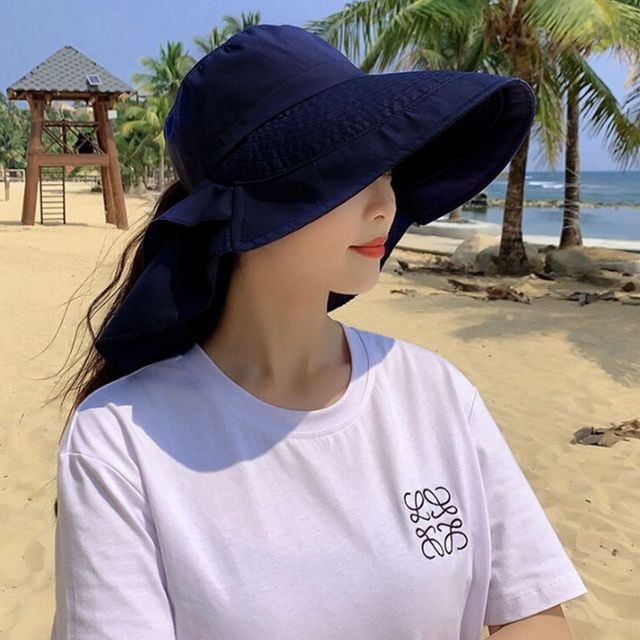 여자 여름 비치 페도라 캐주얼 햇빛차단 챙넓은 모자