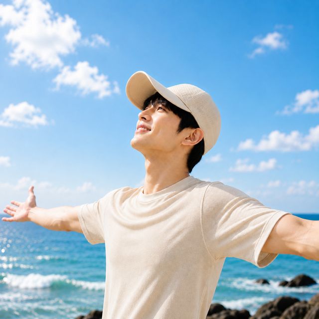 대두 메쉬 깊은볼캡 햇빛차단 여름야구모자