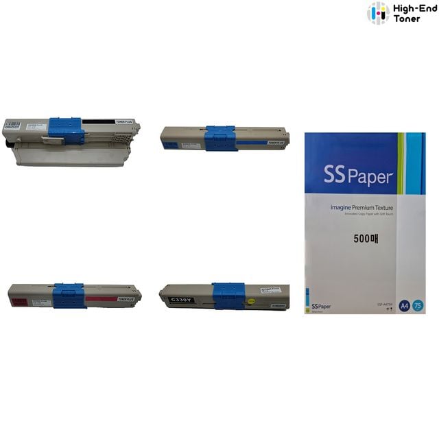 DDA 재생토너 캐논 CLBP 2220dn 4색+복사용지 500매
