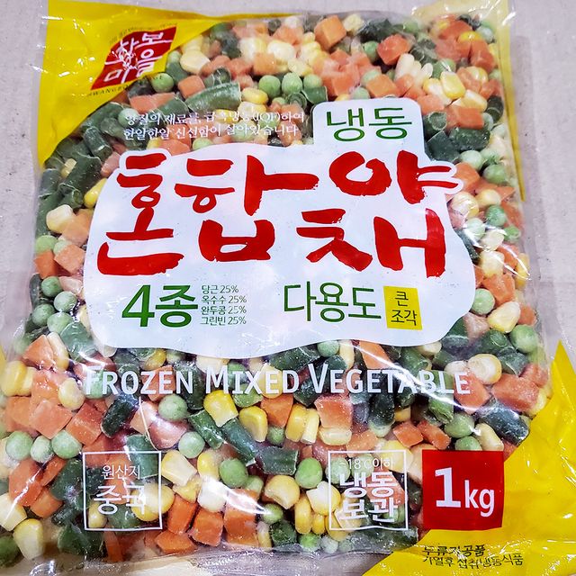 황보마을 혼합야채(4종 샐러드용 1K) X10 혼합야채 냉