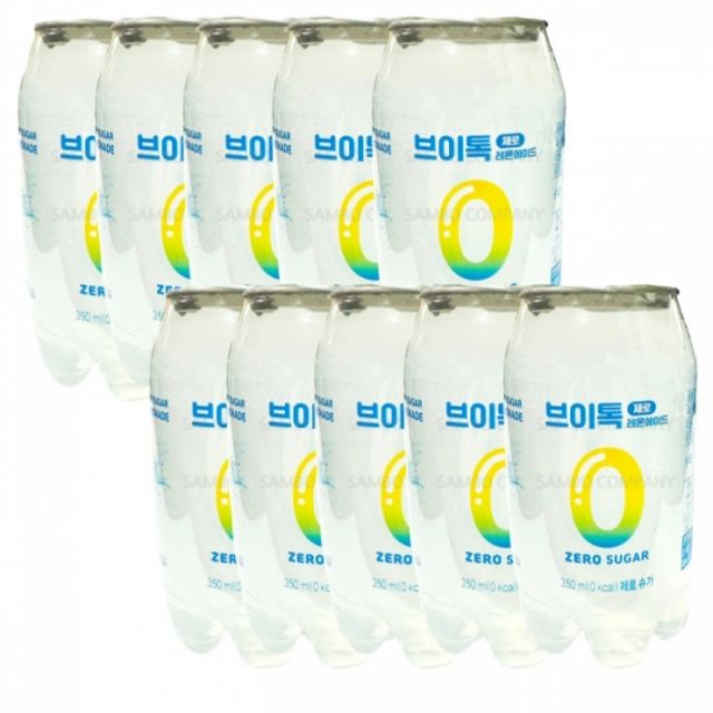 브이톡 제로레몬에이드 블루레몬 에이드 제로 핑크복숭아 혼합 칼로리 350ml X10개