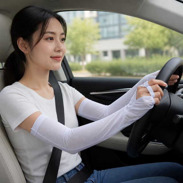 여성 자외선차단 쿨토시 운전용 등산 팔토시 스포츠 쿨링 토시 - 이미지 1