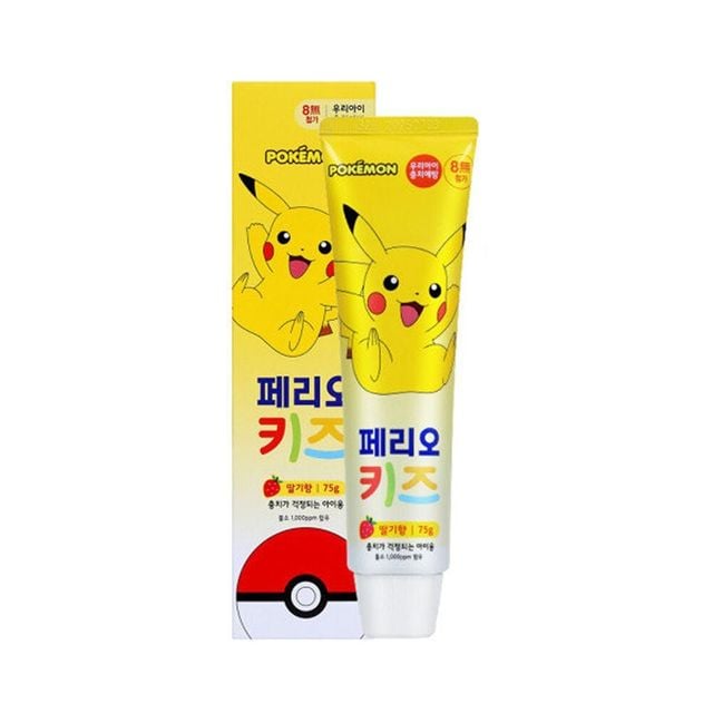 유년층 취향 딸기향 치약 튜브형