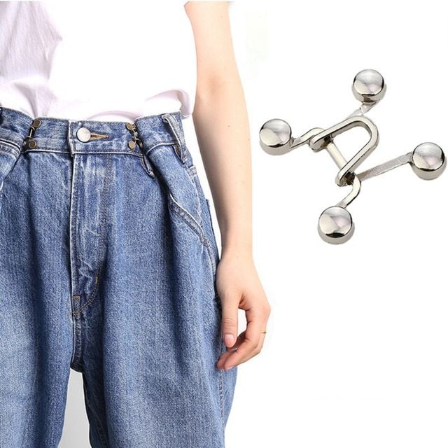 바지 허리 수선 요술 단추 후크 (드라이버 미제공)