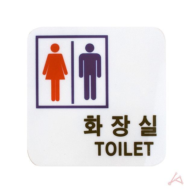 CH 표지판 2803 화장실 - 이미지 2