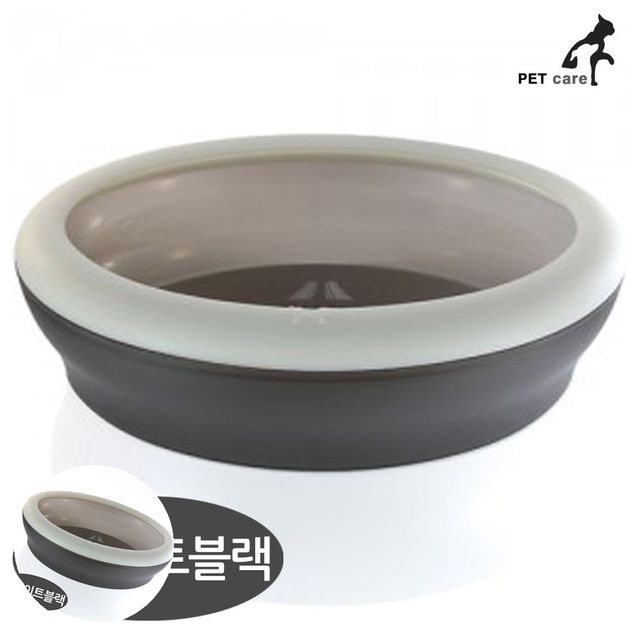 고양이모래화장실 노묘화장실 캣 토일렛 브라이트블랙
