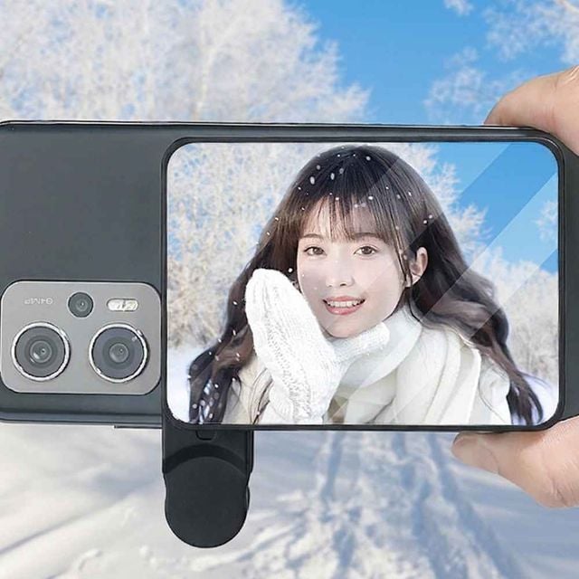 후면셀카거울 후면카메라셀카 거울클립 - 이미지 1
