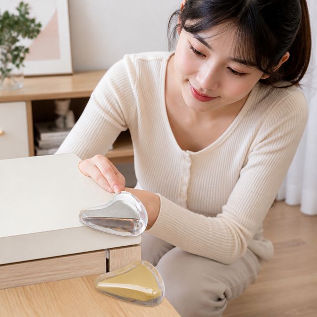 아기 가구 모서리 쿠션 투명 물방울 가드 셀프 베이비 안전용품