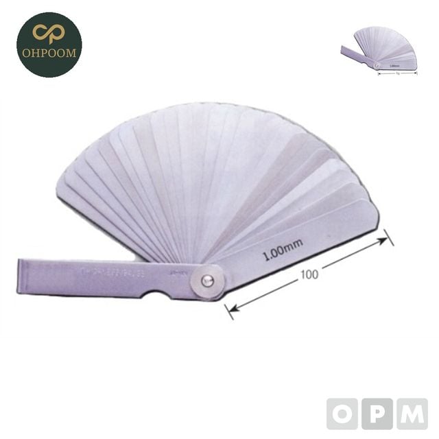 도장두께측정기 페인트도막두께측정기 S치크니스게이지 10PCS 100 MH 0.10 1.0mm 1EA