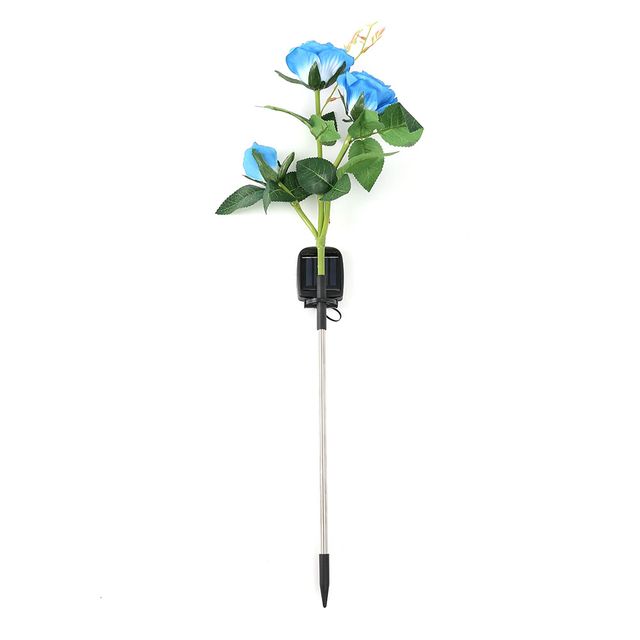 장미 LED 야외등 블루 꽃 정원 조경 조명장식 열조명 외부등 마당등 광조명 - 이미지 3