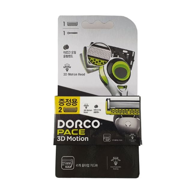 도루코 pace 3d motion 면도기 기획세트 1호 턱수염면도 콧수염면도 수염트리머 얼굴면도 - 이미지 4