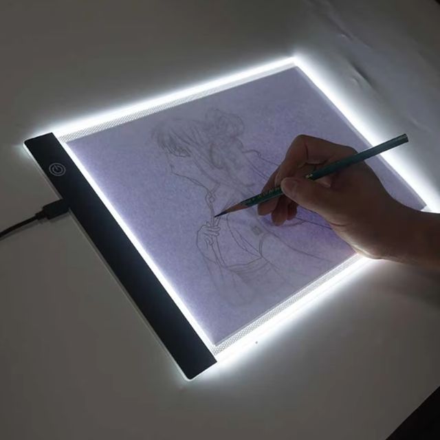 밝기조절 웹툰 패드 조명 카피보드 패 A4 드로잉 LED