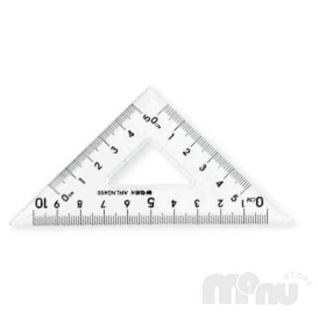 각도삼각자 학습도구 각도기 삼각자 4종세트