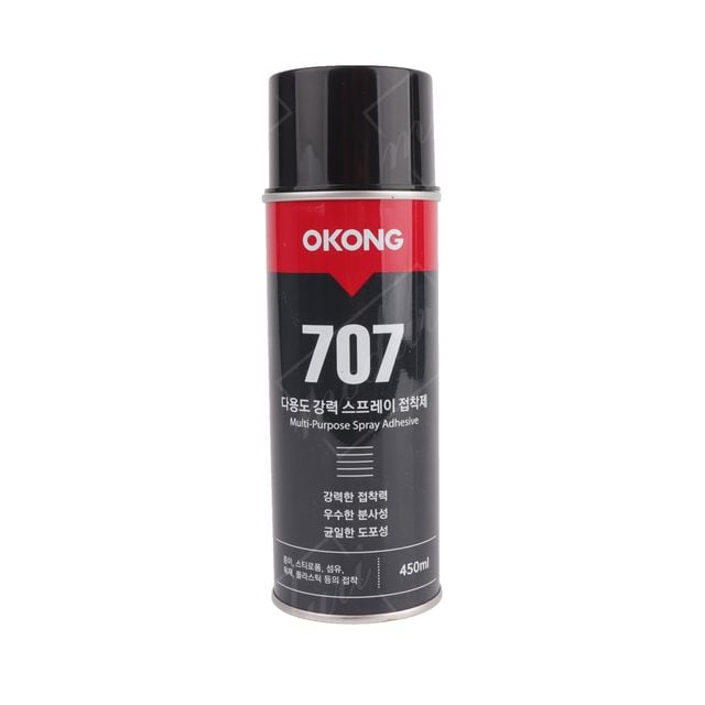오공 707다용도 강력 스프레이접착제 450ml