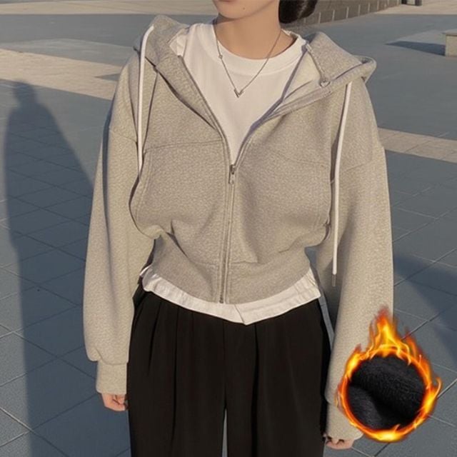 후드집업 스타일 후드자켓 30대 여자후드점퍼 데일리