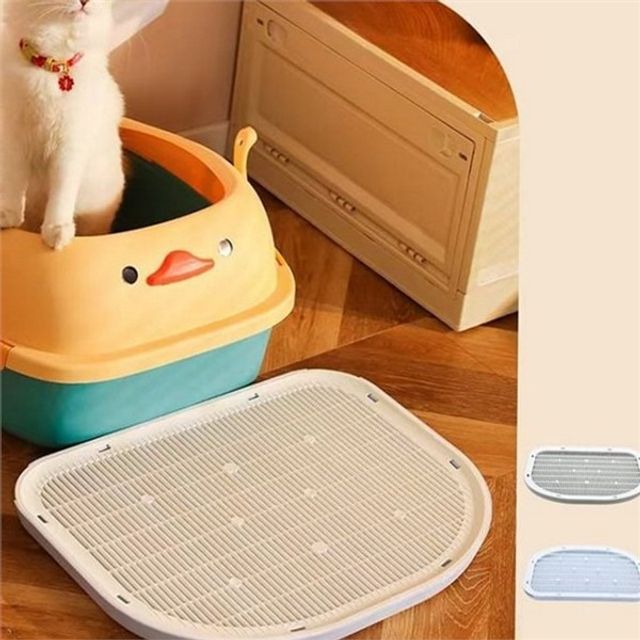 고양이 모래 발판 고양이 샌드 매트 방지 이중 튀어나옴 흩날림 고양이발 배변판 발바닥 미끄럼
