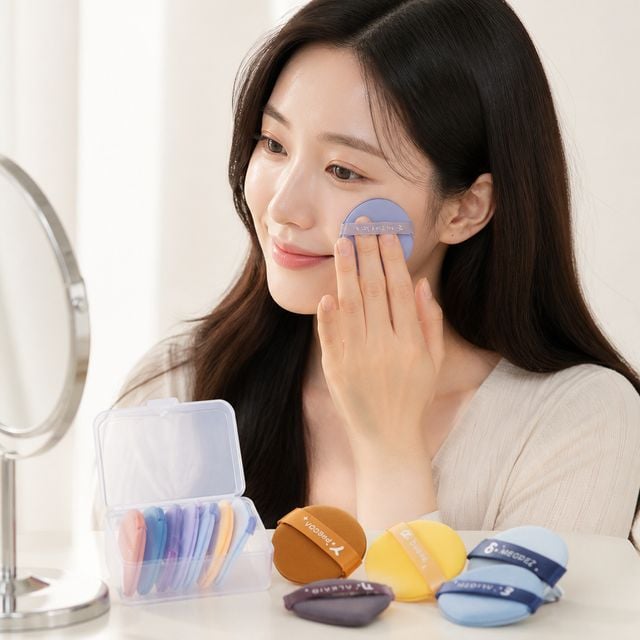 베이스메이크업 뷰티소품 파운데이션 화장 스펀지 에어퍼프 - 이미지 1