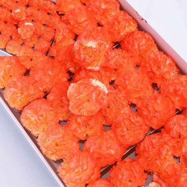 메시지카드 만들기재료 캐릭터종이 꾸미기사용 입체소품 카네이션비누꽃 비누꽃선물 카네이션비누 비누꽃50