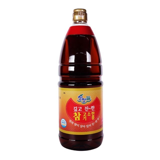청정들 깊고진한 고소한 참기름 1.8L