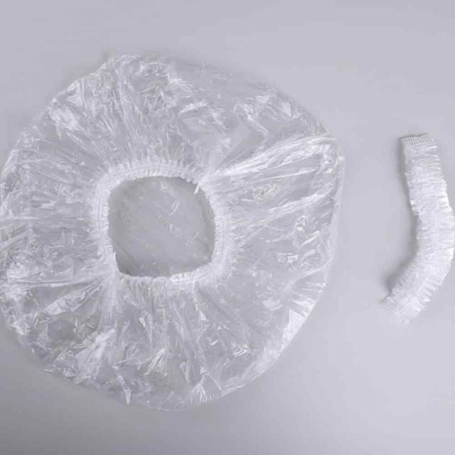 헤어캡 100p 염색비닐캡 헤어팩캡 미용실비닐캡 위생헤어캡