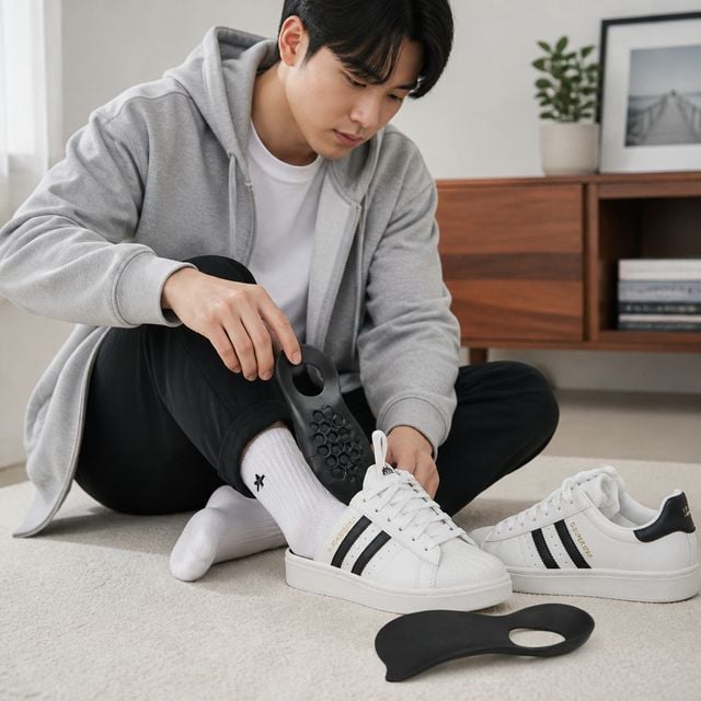 인솔 오다리 교정 아치패드 평발 깔창 군화 신발용품 - 이미지 1