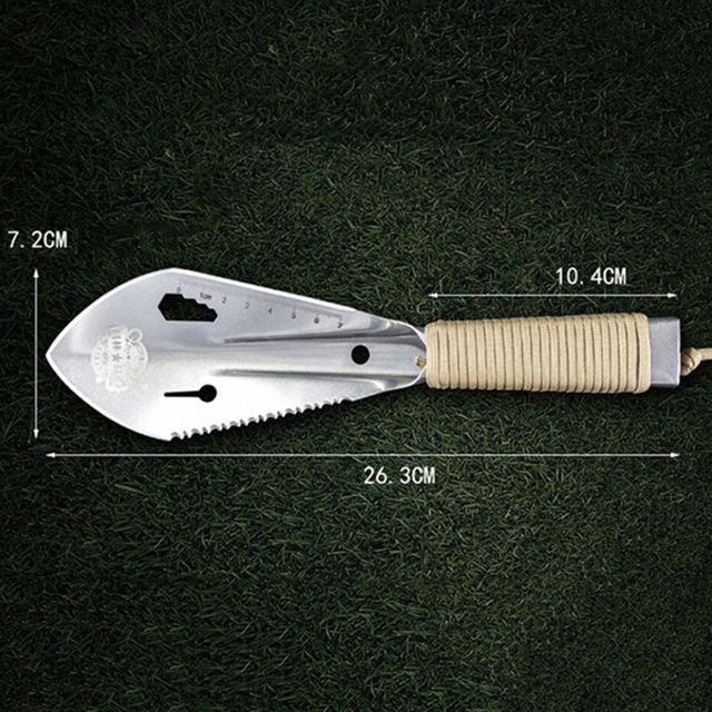 모종삽 묘종삽 원예도구 톱니 굴취기 263MM 휴대용삽 - 이미지 2