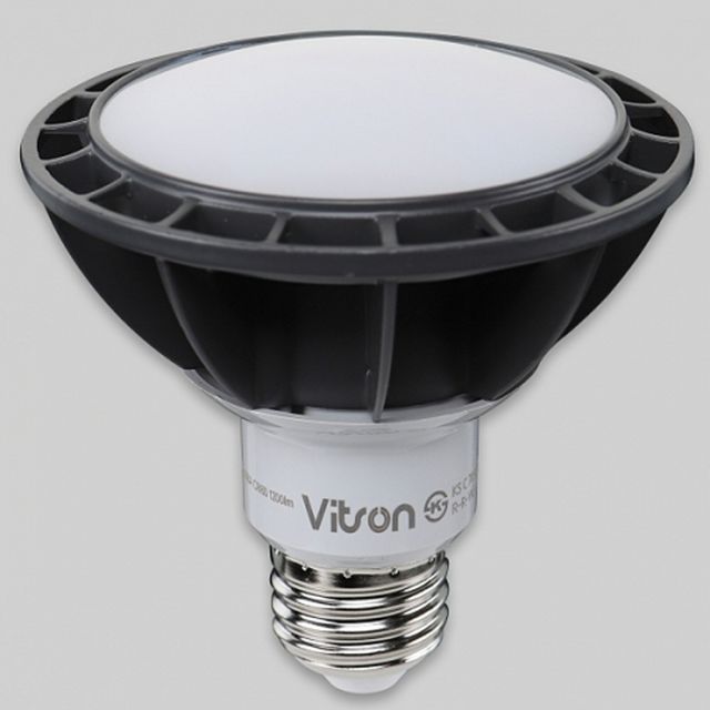 PAR30 LED 블랙 15W 주광 확산형 인테리어 조명 KS IN-158056 - 이미지 1