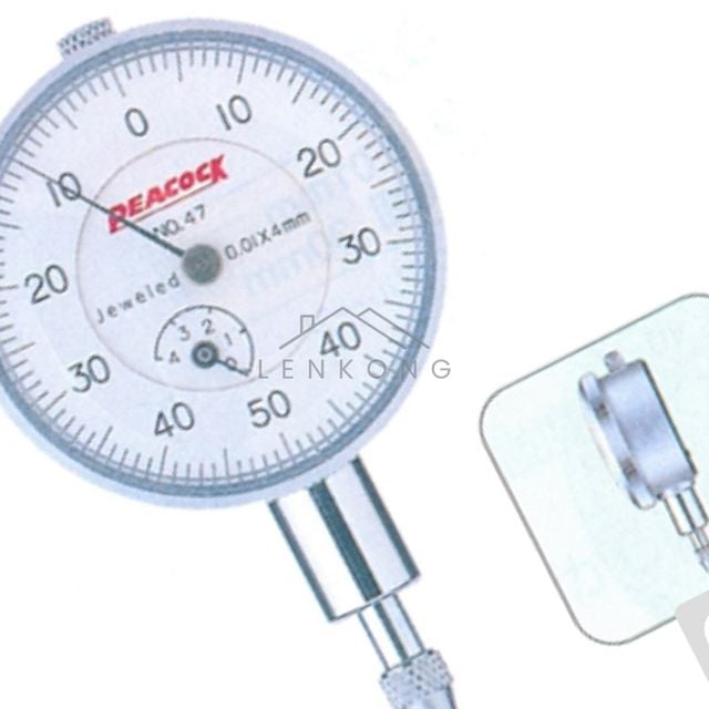 치수변화측정기 다이얼인디게이터 다이얼게이지 소형플랫백4mmx0.01 D36mm 1EA
