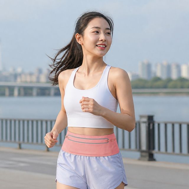 러닝 플립 벨트 마라톤 조깅 허리색 스포츠 가방 등산용 여행용 방수 파우치