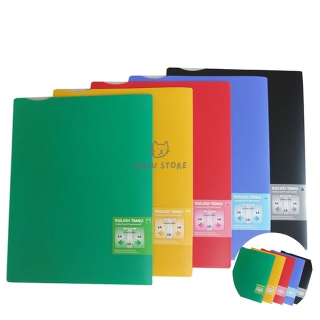 A4홀더 파일꽂이 포켓화일 A4 청색