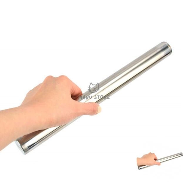 국수밀대 쿠키반죽밀대 스텐 만두피 밀대 30cm