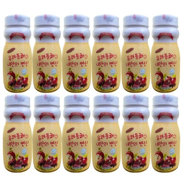 유쾌통쾌 내안의변신 음료 요구르트맛 장건강 차전자피 배변 12병 100ml 1박스