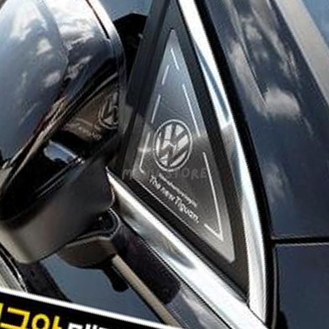 차량필러스티커 자동차몰딩스티커 프리미엄 메탈 A필러 플레이트 더뉴티구안