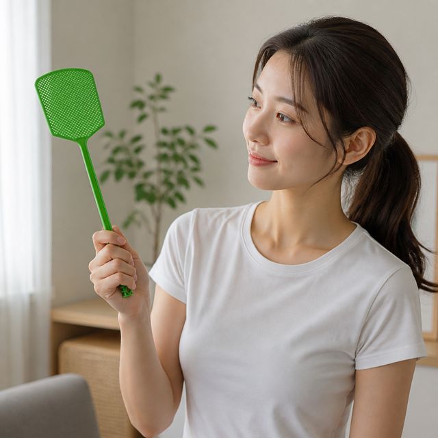 해충퇴치 파리채 모기잡이 도구 플라스틱 모기채 가정용 일반형
