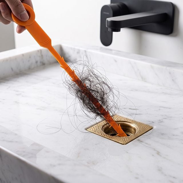 머리카락 제거기 화장실 세면대 하수구 욕실 욕조 배수관 이물질 제거 청소 갈고리 후크