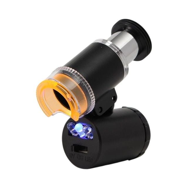 60배율 UV LED 현미경 (블랙)