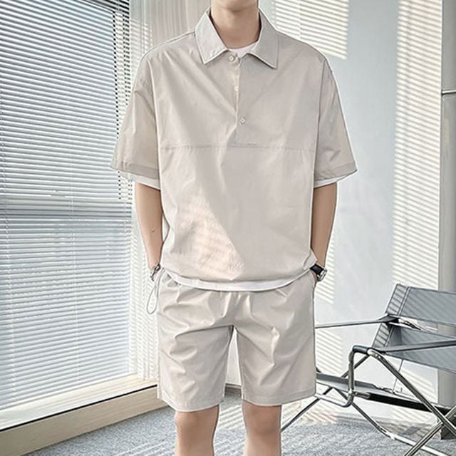 쿨 상하의 세트 상의 하단 스트링 트레이닝복 캐주얼