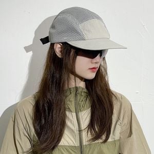 나일론 캠프캡 메쉬 러닝 모자 트레일 테니스 스포츠캡 - 이미지 2