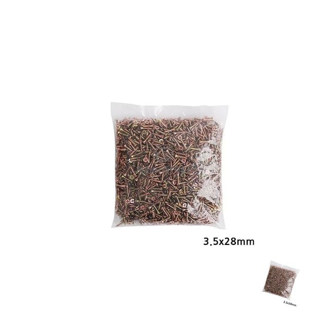 석고보드피스 나사못피스 3.5mm 피스 나사못 1000개입 길이 28mm 천연색