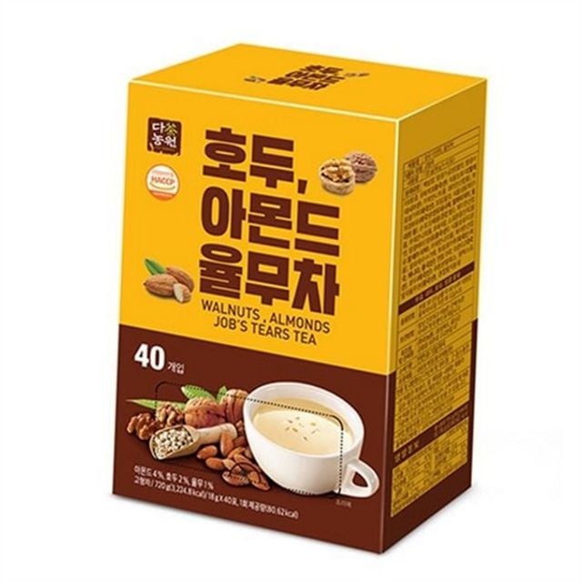 개별포장 호두 아몬드 율무 차 고소한 견과류 율무 차 식사대용