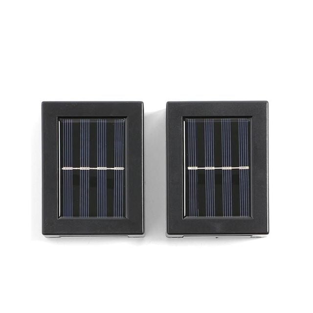 LED 태양광 블랙 벽부등 2p세트 외벽조명